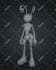 retro ps1 n64 low poly 3d model and animation rig game asset