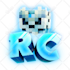 make hytale or minecraft server logo icon