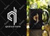 create 4 modern minimalist monogram logo for business