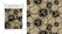 design logo initials monogram seamless clothing pattern
