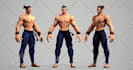 create 3d character model for game, animation