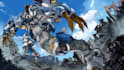 do anime style mecha robot illustrations