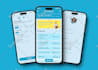 design modern mobile app UI UX for android and ios