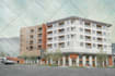 do post digital architectural visualization collage style