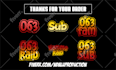design unique custom text emotes for twitch, kick, youtube