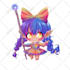 draw your original and dnd character art with my chibi style