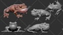 create a 3d animal or creature for 3d printing