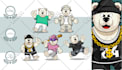 draw cute cartoon character, mascot, sticker