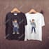 create hand drawn tshirt anime design
