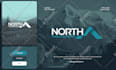 do 2 modern minimalist logo design and branding kit for business