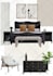 do interior design mood board, floor plan and shopping list