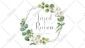 design an elegant wedding logo for you