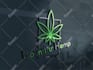 design vintage leaf logo plant, flower and nursery