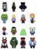 make you undertale or deltarune style sprites of your character