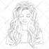 turn colored drawings into coloring page