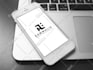 do a modern minimal symbolic initial logo and brand identity