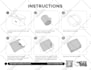 draw instruction manual vector line art step by step for your product