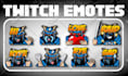 draw cute chibi emotes for twitch and discord emoji