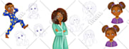 create professional hand drawn childrens book illustrations