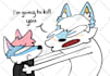make badly drawn cursed furry art