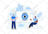 create a flat illustration for you