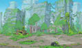 draw a background for your cartoon