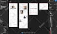 create a modern website ui ux design in figma