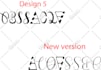 design custom made simple and readable ambigram for you