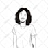 draw an amazing black and white cartoon portrait from photo