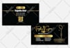design double sided business card design print ready