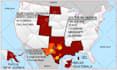 design detailed USA region maps for reports, presentations or websites