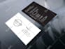 design professional business card print ready with 2 concept