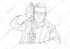 draw detailed line art