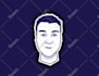 make minimalist flat line art vector avatar of you