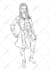 illustrate you as a zombie