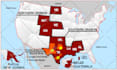 design detailed USA region maps for reports, presentations or websites