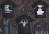 make bulk 3 custom t shirt designs for merch by amazon