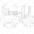 pencil sketch portraits, line art and technical drawing