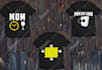 make bulk 3 custom t shirt designs for merch by amazon