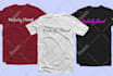 design simple t shirts for you