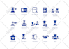 create unique and simple custom icon set