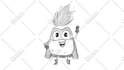design a professional and fun brand mascot