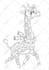 illustrate coloring book page for kids