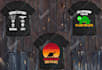 bulk t shirt designs for merch by amazon, etsy, redbubble