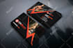 design gold foil and luxury business card design