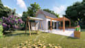 design 3d  modular houses, trailer houses , container houses