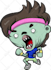 create an amazing zombie cartoon illustration