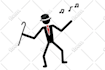 create a stickman poster for any topic you choose
