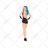 illustrate a pin up girl or another character