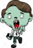 create an amazing zombie cartoon illustration
